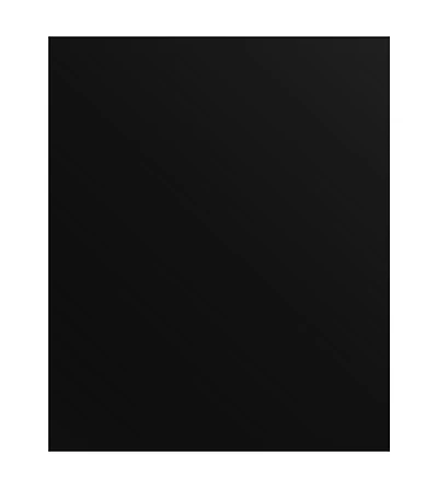 Black Aluminum Plate - 1 x 3”