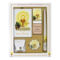 First Mass Book Deluxe Set White (My First Eucharist)