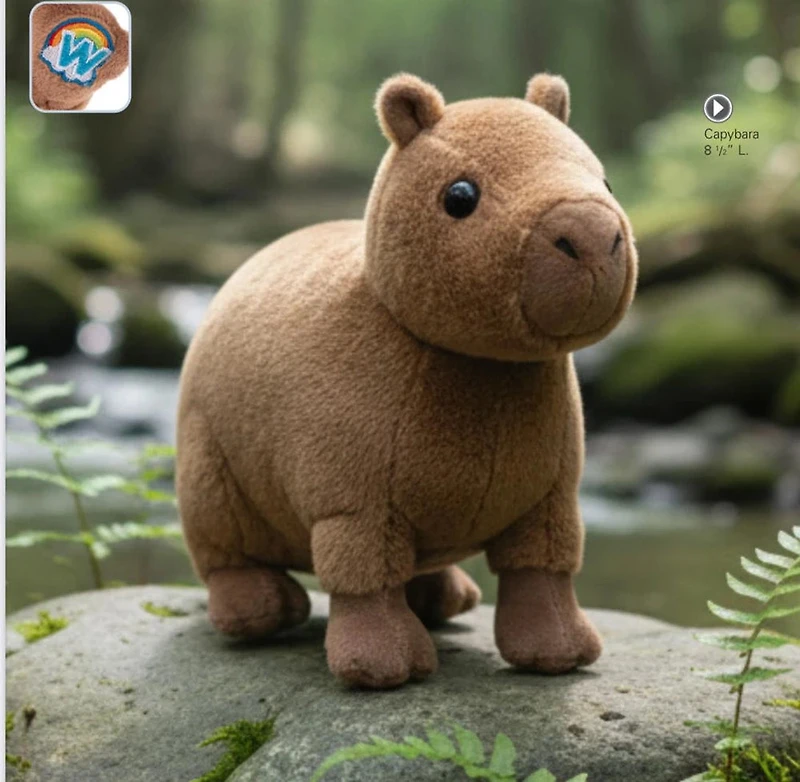 Capybara Webkinz Plush