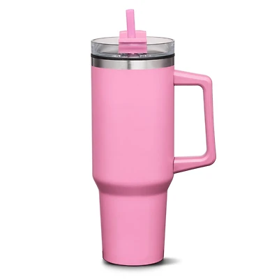 Benidorm Handle Travel Mug w/Straw - 40oz