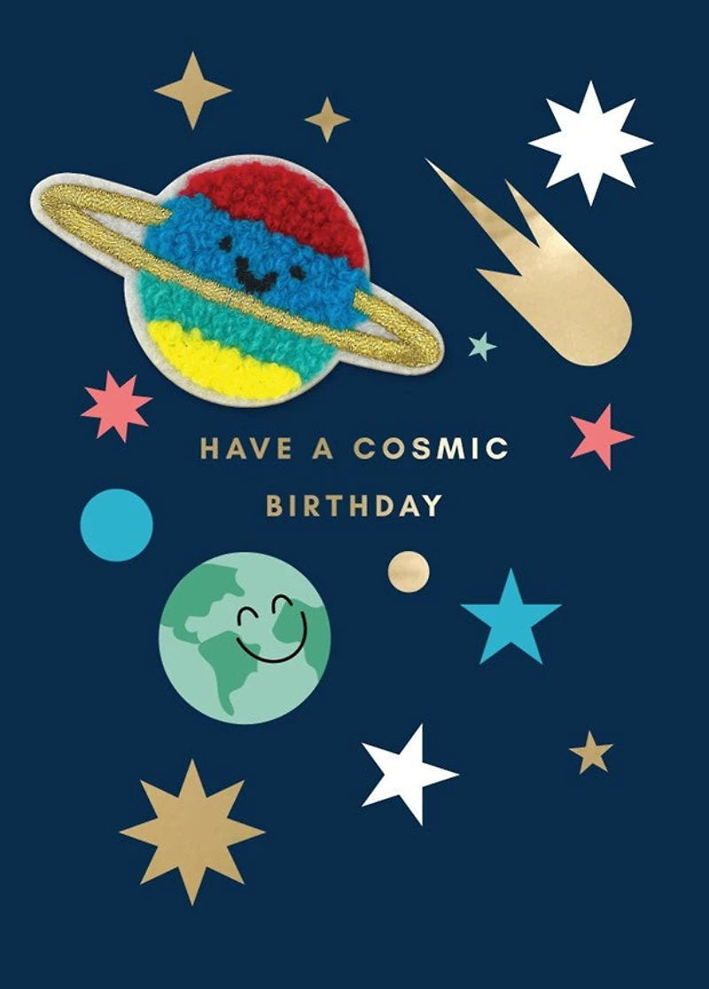 "Have A Cosmic Birthday" Card