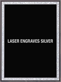 Engraving Plate Black Aluminum w/ Silver Border, 4×6