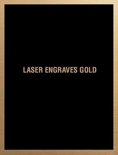 Black/Gold BPS Simplicity, 5×7 (Engraving included)