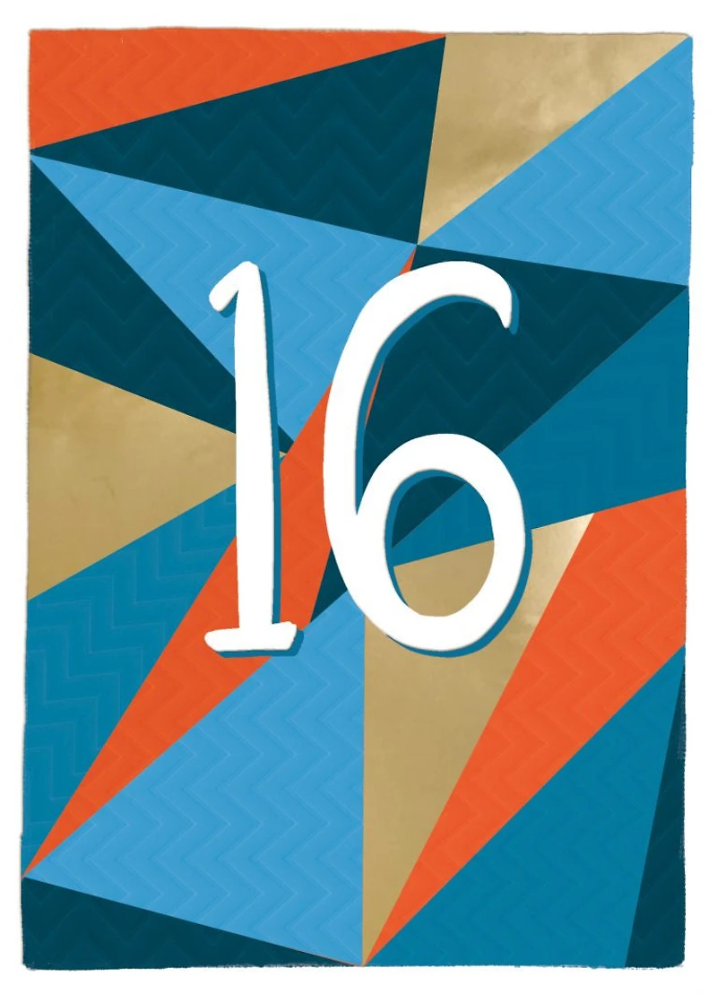 16 Birthday Card