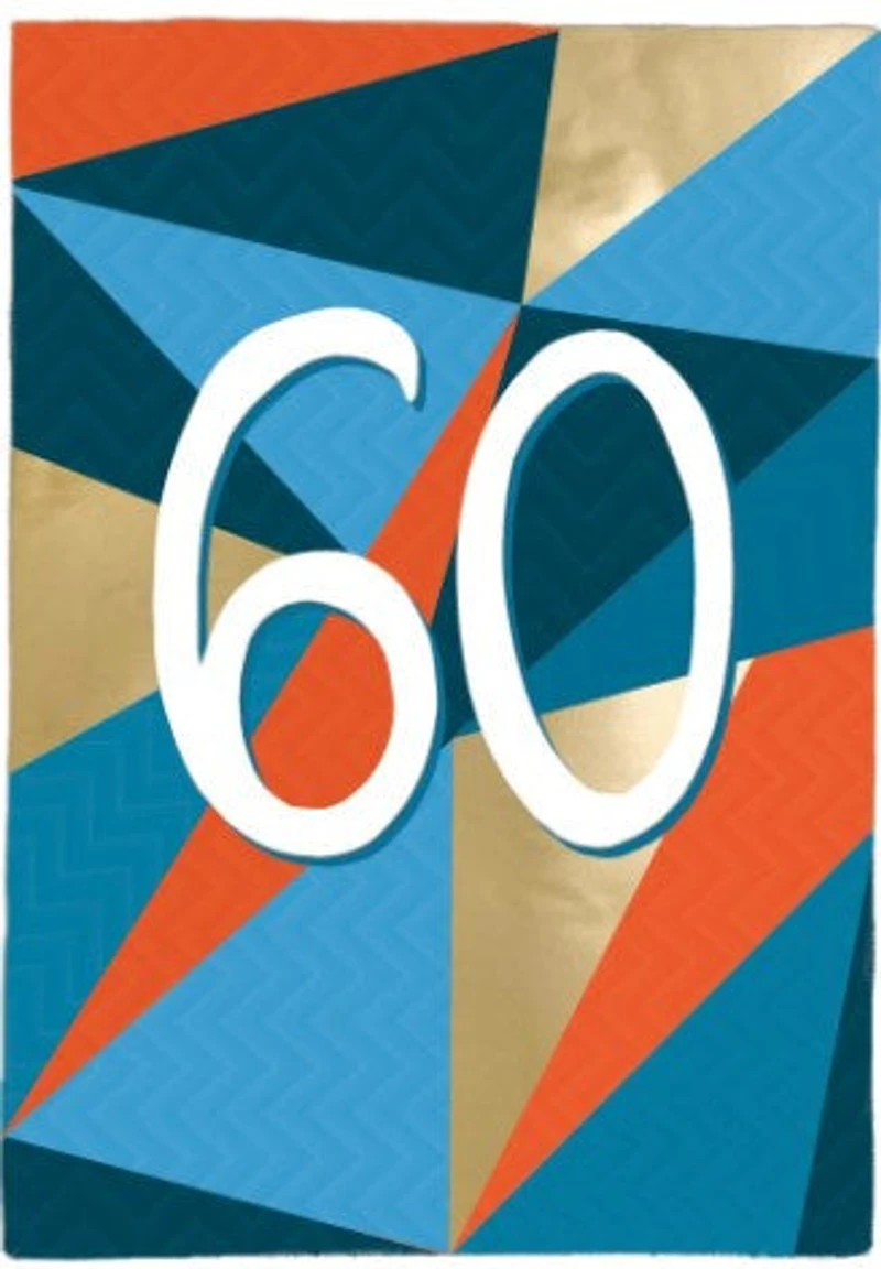 60th Birthday Card