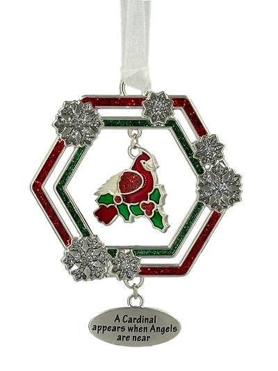 Ornament - Cardinal - A Cardinal appears when Angels are near