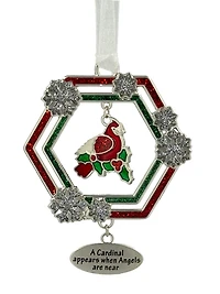 Ornament - Cardinal - A Cardinal appears when Angels are near