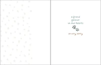 A pet so loved greeting card