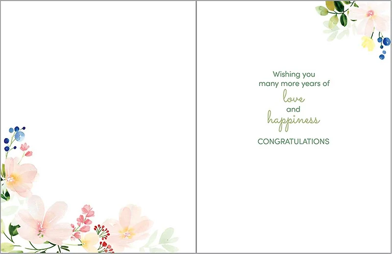 Happy 25th Anniversary Greeting Card