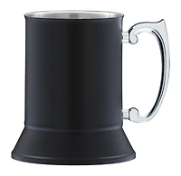 16 oz Double Wall Tankard, Matte Black