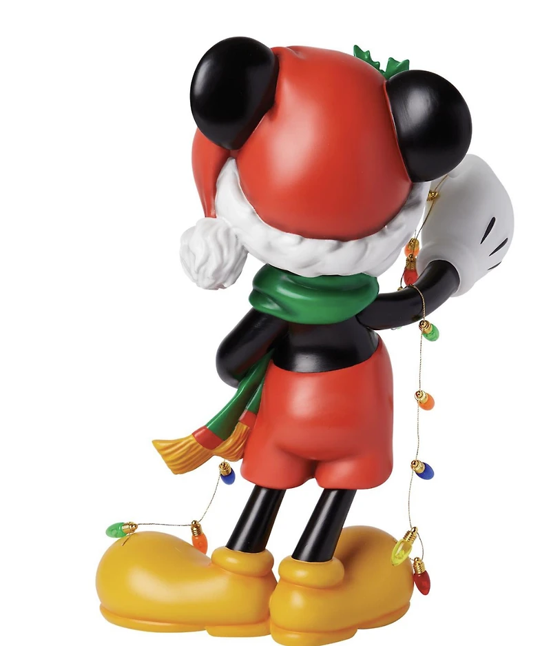 Holiday Big Figurine Mickey Holding Lights