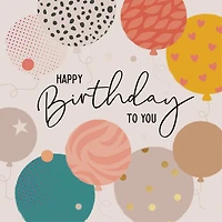 Happy birthday to you - Balloons