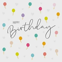 Happy birthday - Small Balloons