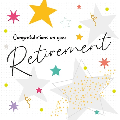 Congratulations on your retirement - Stars