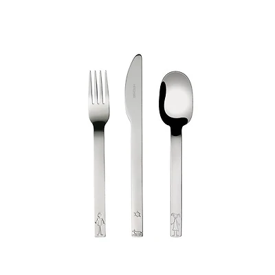 HERDMAR Children 3pc Stainless Steel Flatware