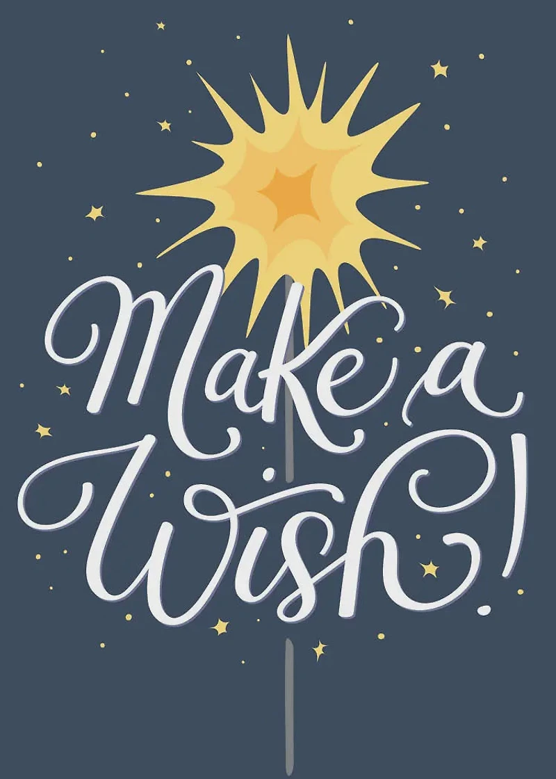 Make A Wish Greeting Card
