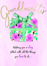 Granddaughter Birthday Card