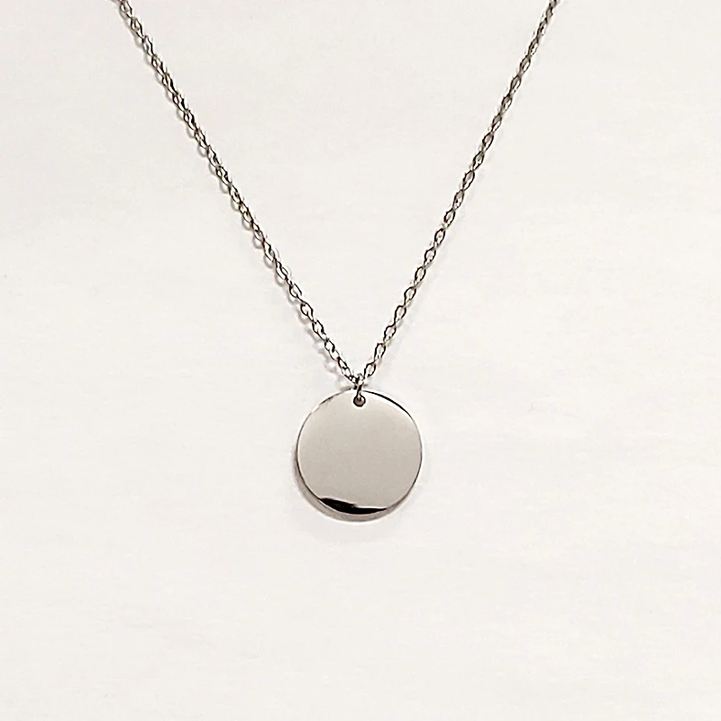 Stainless Steel Circle Necklace