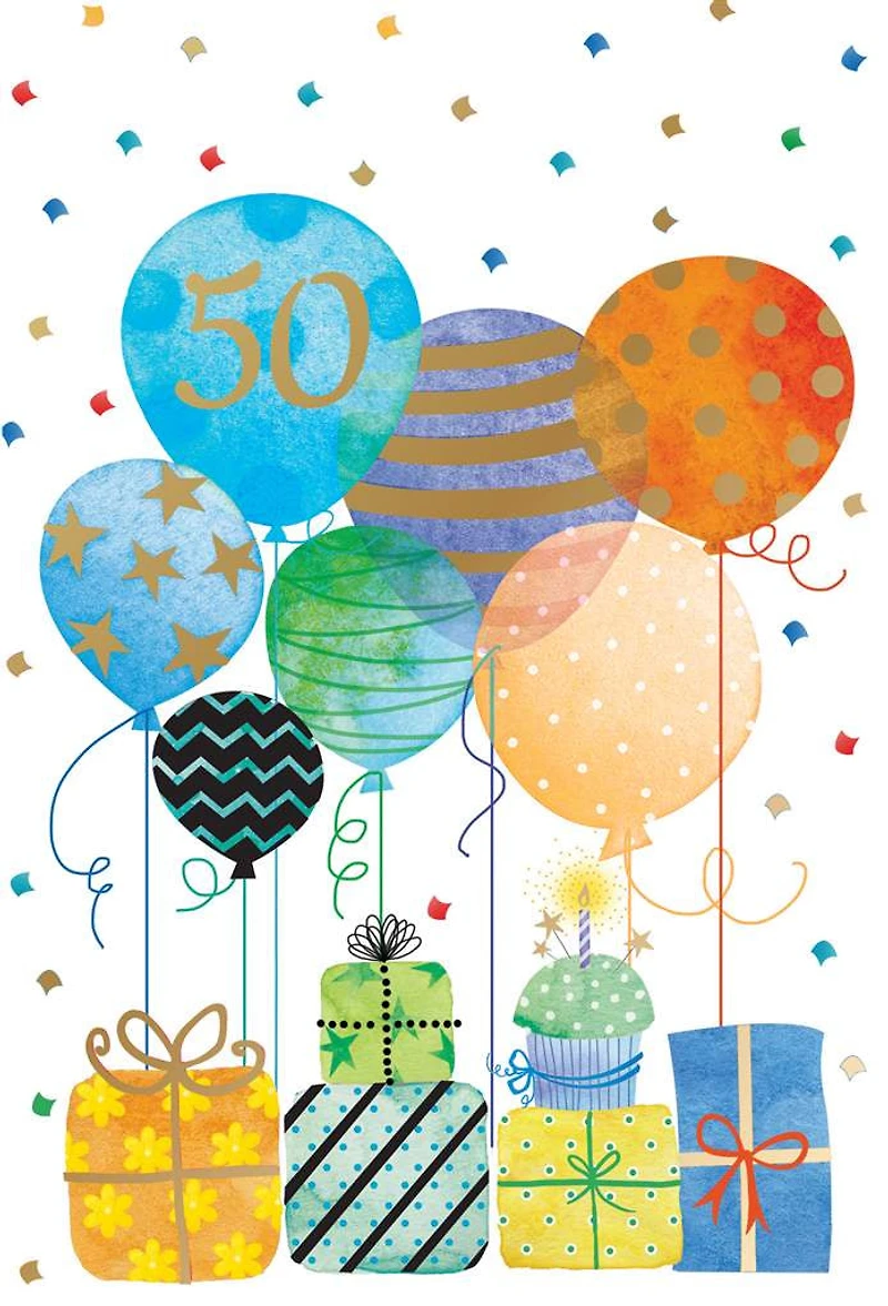 50 Birthday Card