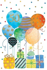 50 Birthday Card