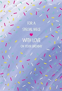 For a Special Niece - Birthday Card