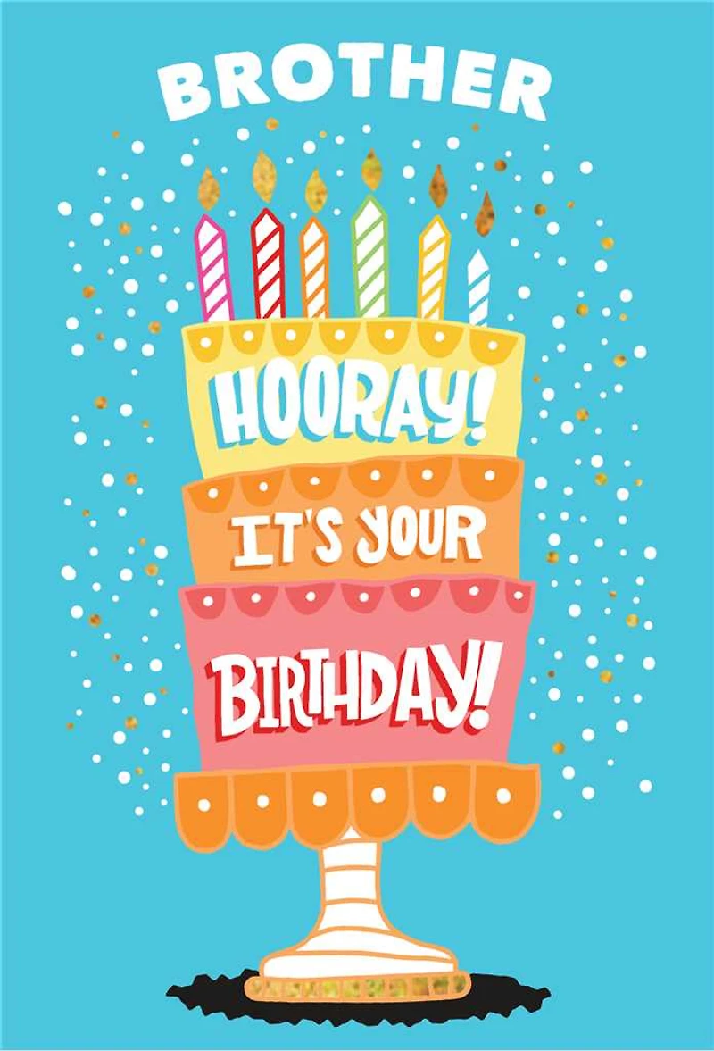 Brother, It's Your Birthday Card