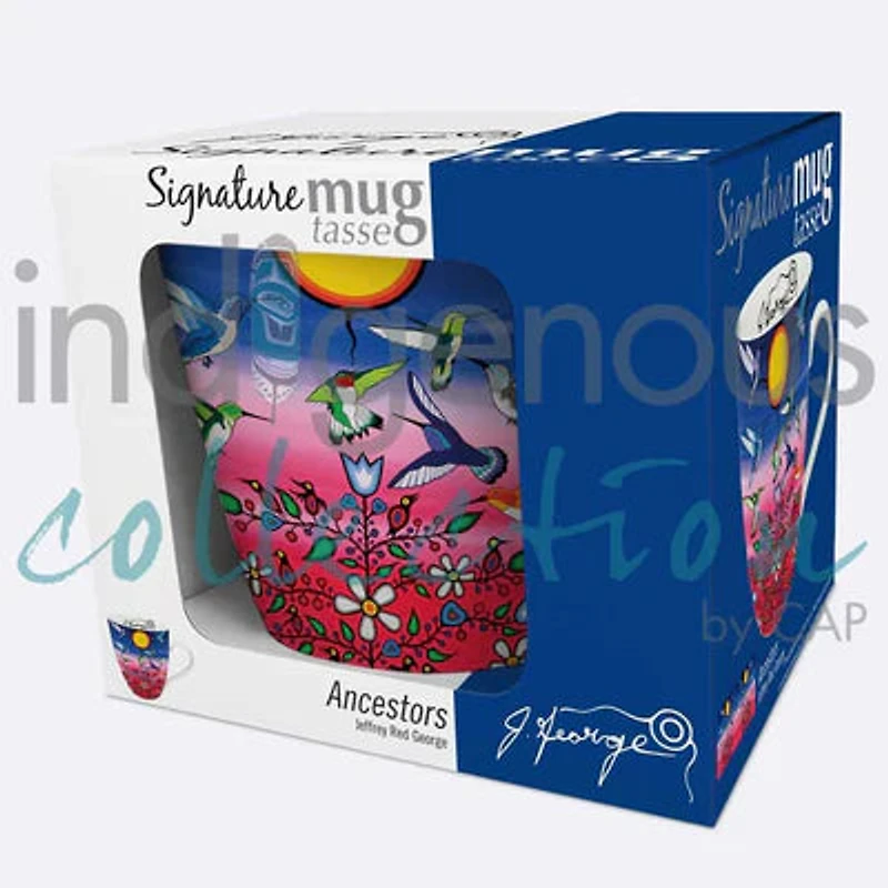 Ancestors Sunset Indigenous Mug