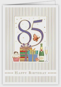 85 Happy birthday - Presents and Champagne