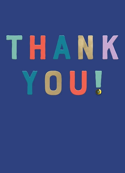 Thank you! (5" X 7") Card