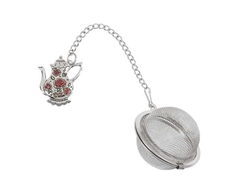 Pink Roses Teapot Tea Infuser