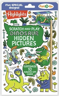 Scratch-and-Play Dinosaur Hidden Pictures