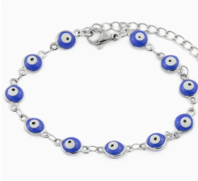 Blue Evil Eye Bracelet