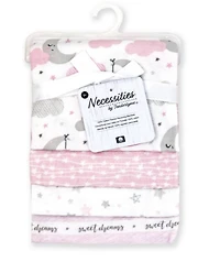 4 Pack Receiving Blanket – Pink Sweet Dreams