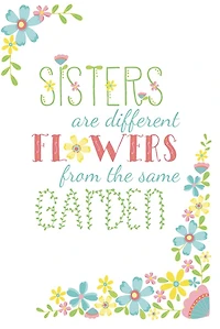 Happy Birthday Sister Card