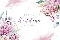 Special Wedding Wishes Card