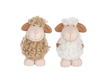 Standing Fluffy Sheep Figurines