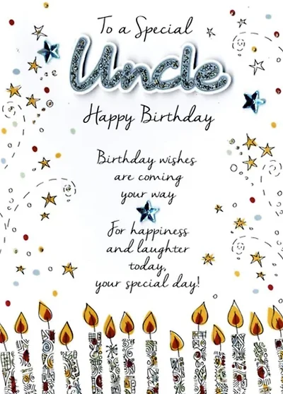 Very Special Uncle Birthday Card