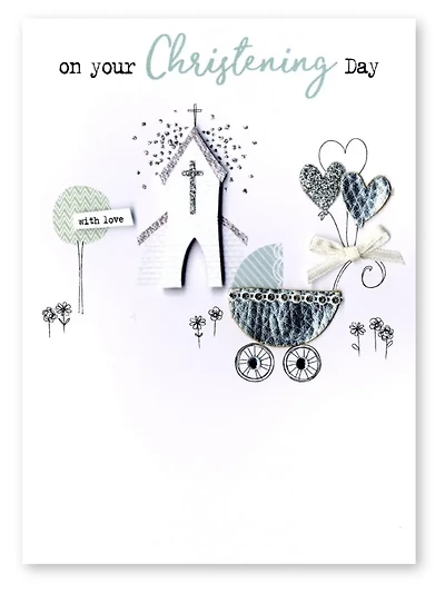 On Your Christening Day Card