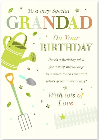 Special Grandad Birthday Card