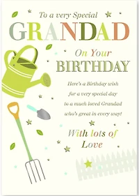 Special Grandad Birthday Card
