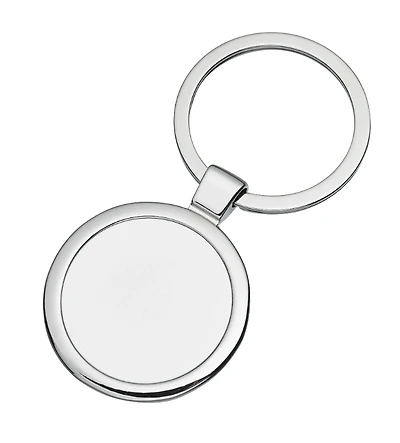 Engravable Circle Keychain