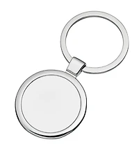 Engravable Circle Keychain