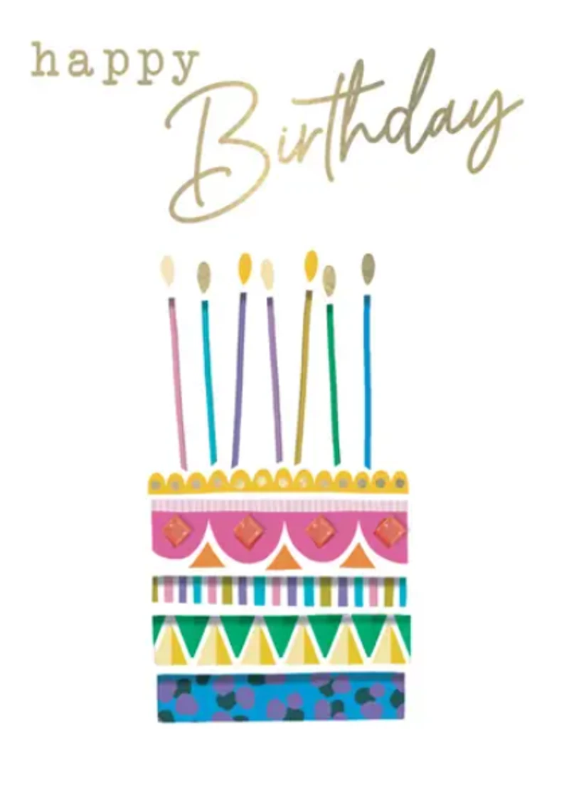 Birthday Cake Pop-out Card