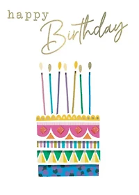 Birthday Cake Pop-out Card