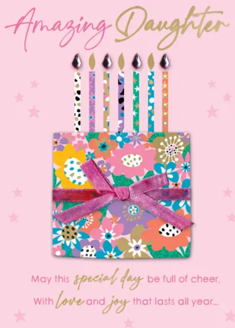 Amazing Daughter Birthday Card