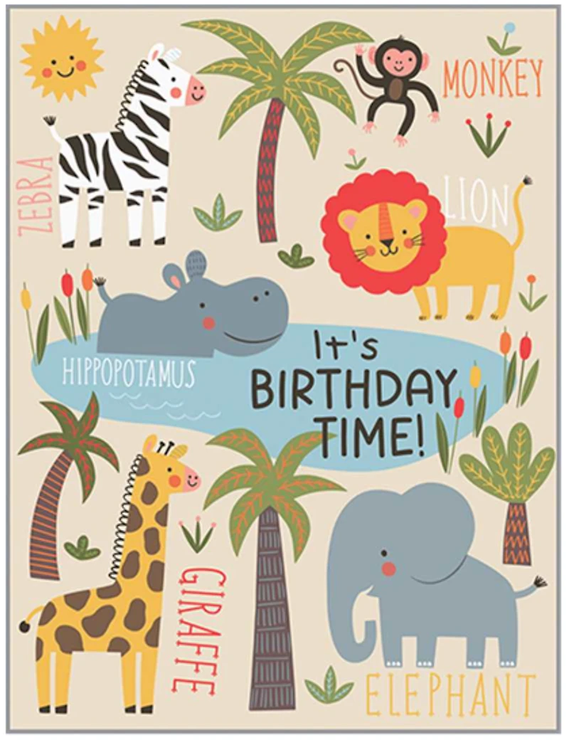 "It's Birthday Time" Card