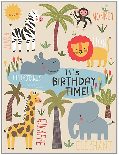"It's Birthday Time" Card
