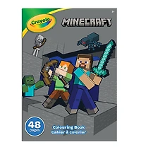 48 pages Minecraft Colouring Book