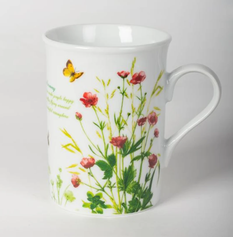 Field Flowers Porcelain  Mug