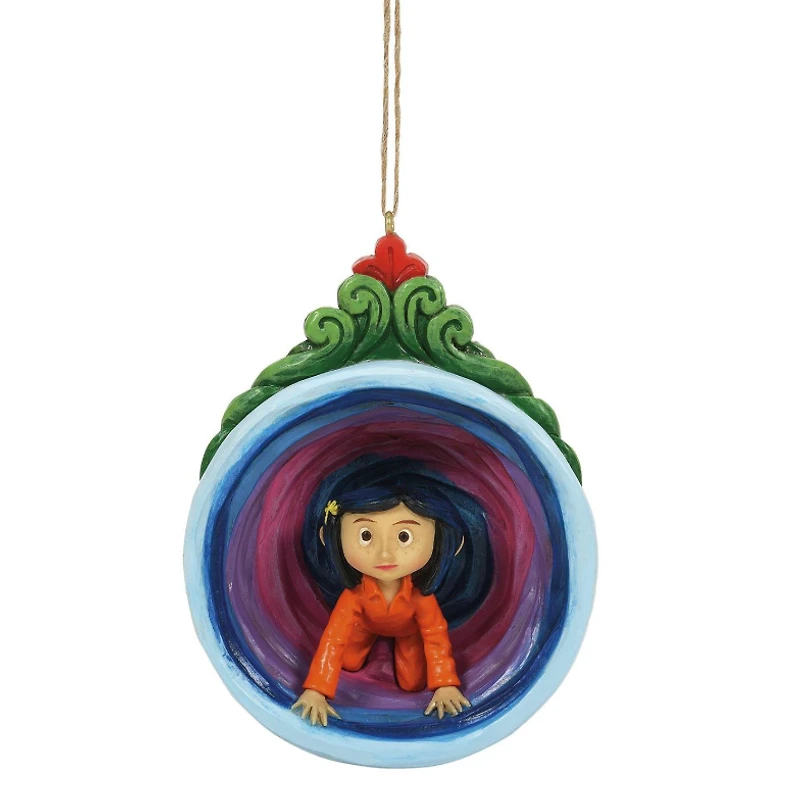 Coraline in Purple Tunnel Ornament